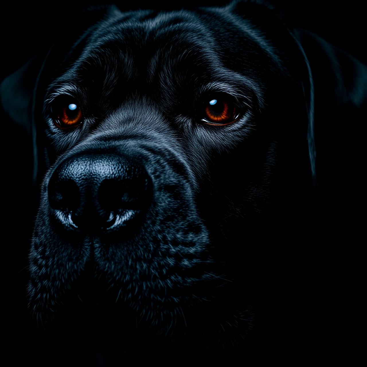 Le regard d'un Cane Corso